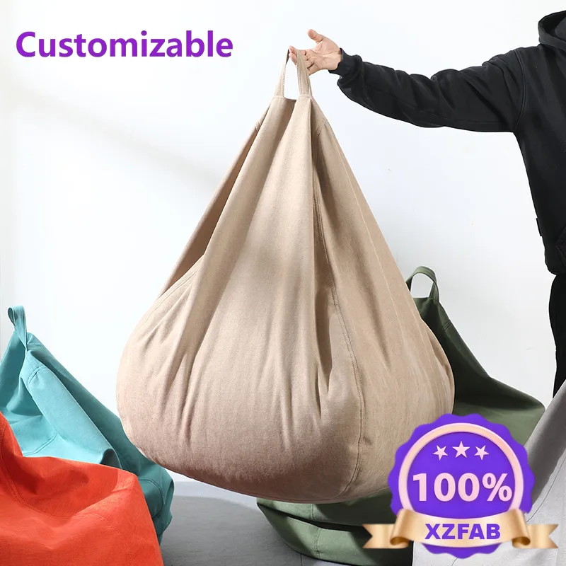 Factory Direct 2026 Lazy Bean Bag Sofa Tatami Leisure Chair Bean Bag Removable and Washable Balcony Single Sofa Chair
