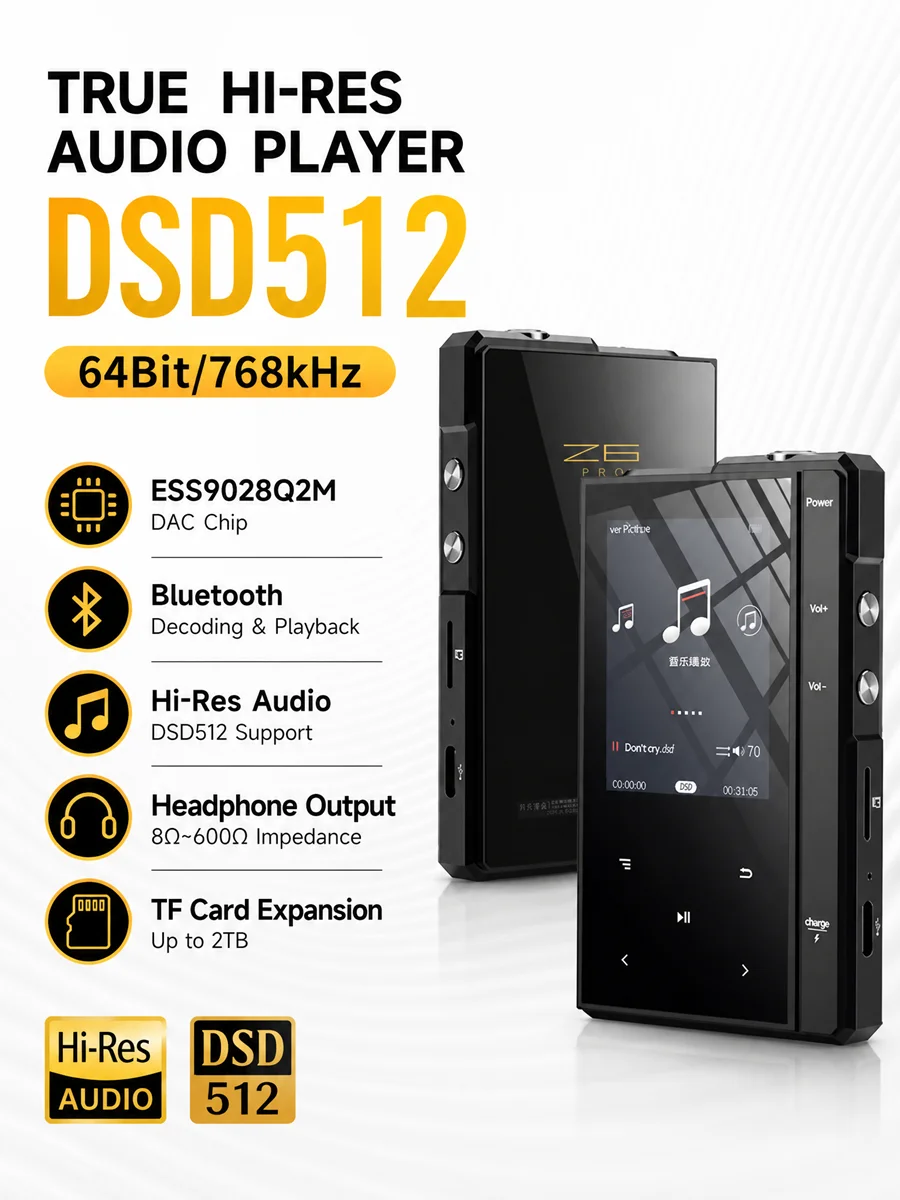 Z6 Pro, Pemutar Musik HIFI den - Music Audio Pro ulasan dan harga