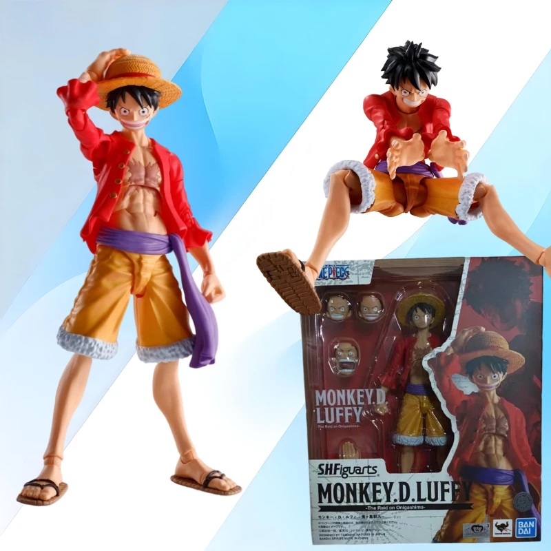 

В наличии: Фигурка BANDAI SHF One Piece Monkey D. Luffy The Raid Onigashima, оригинальная модель, подарок для коллекционеров и любителей хобби