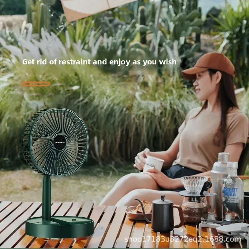 

Портативный USB-складной мини-настольный вентилятор для путешествий на открытом воздухе, зарядка, тихий пластик, бытовые электрические вентиляторы, небольшой размер, легкий вес