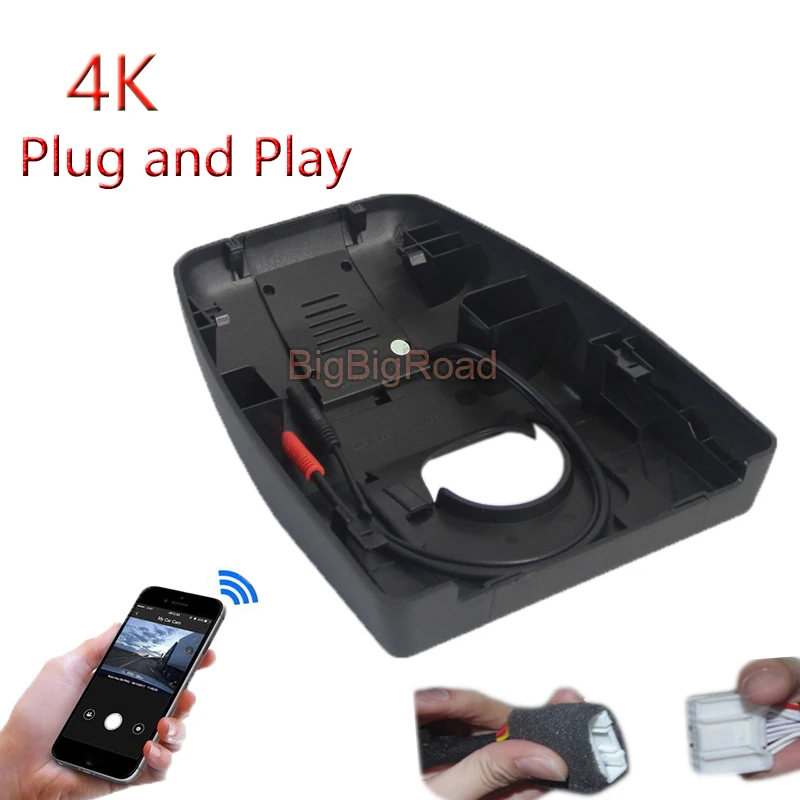 

4K Plug And Play Car DVR Wifi Video Recorder Dash Cam Camera FHD 2160P For Toyota Alphard Vellfire 2019 2020