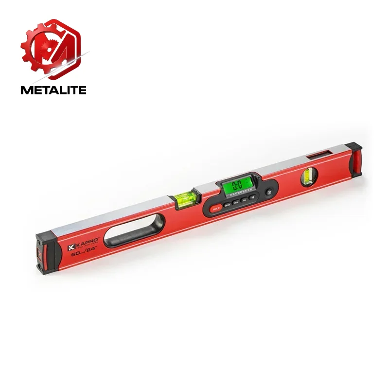 Цифровой инструмент для измерения уровня KAPRO, линейка 25/40 см, прецизионный профессиональный магнитный 180-градусный ЖК-дисплей с подсветкой Цифровой инструмент для измерения уровня KAPRO, линейка 25/40 см, прецизионный профессиональный магнитный 180-градусный ЖК-дисплей с подсветкой