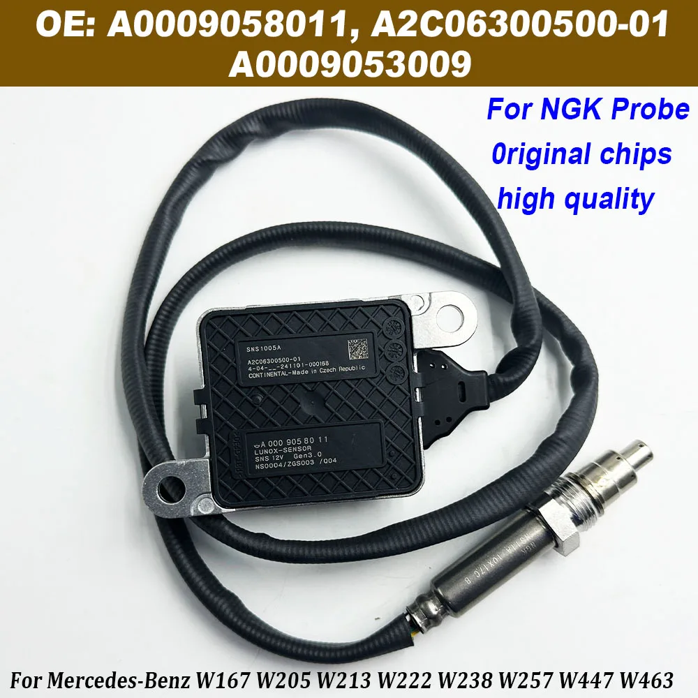 High Quality Chip For NGK Probe A0009058011 A2C06300500-01 A0009053009 NOX Sensor 0009058011 For Benz W167 W205 W213 W222 W257