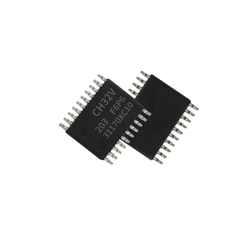 5pcs/lot CH32V203C8T6 CH32V203G6U6 CH32V203F8U6 CH32V203C6T6 CH32V203 Industrial 32-bit RISC-V MCU Low Power Microcontroller