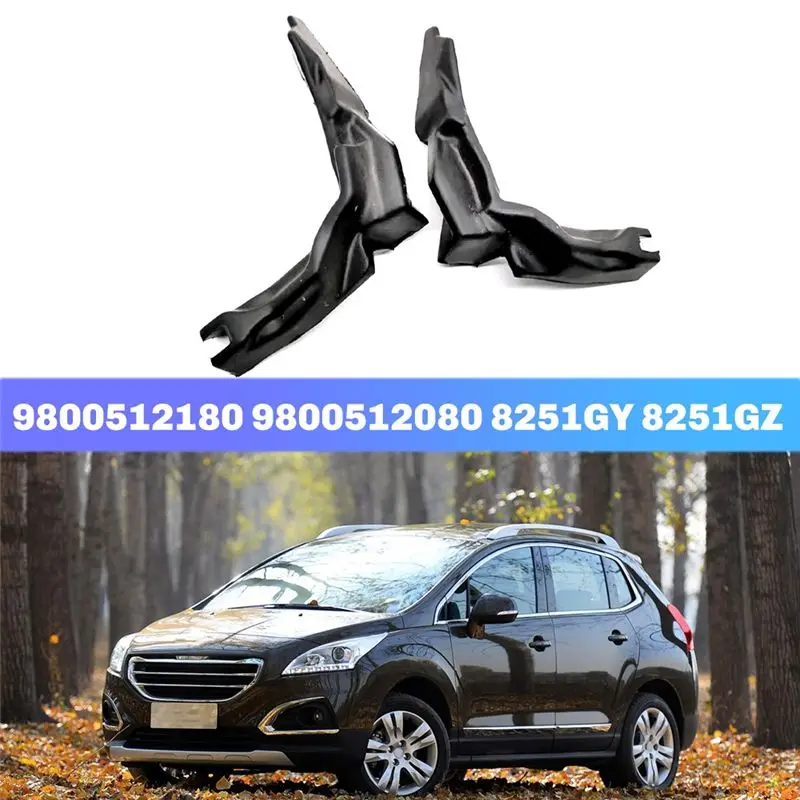A57E-For 3008 Sponge Foam Windshield Front Foam Rain Collector Sponge 8251GY 8251GZ 9800512080 9800512180