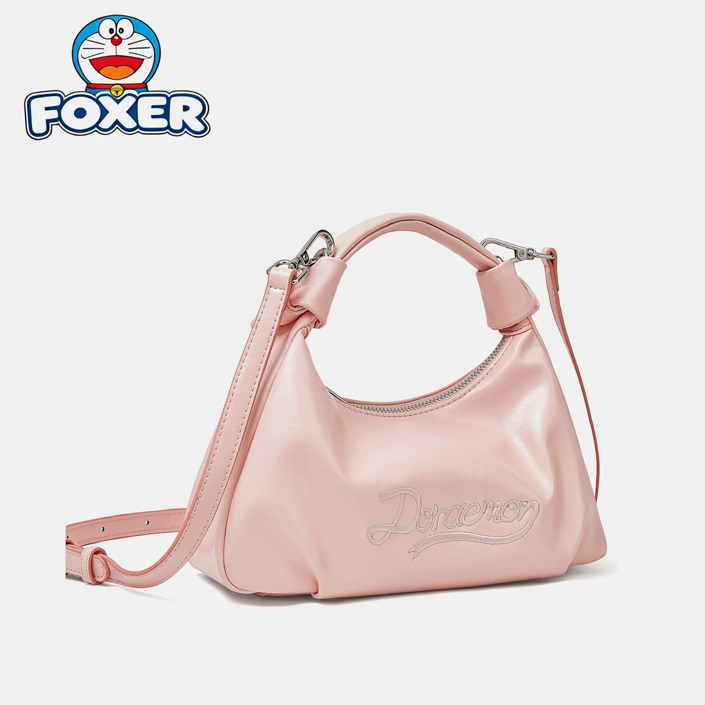 cloud-aped-handbag-lightweight-luxury-women's-gift-dumpling-bag-handheld-crossbody-soft-leather-fabric-zipper-closure