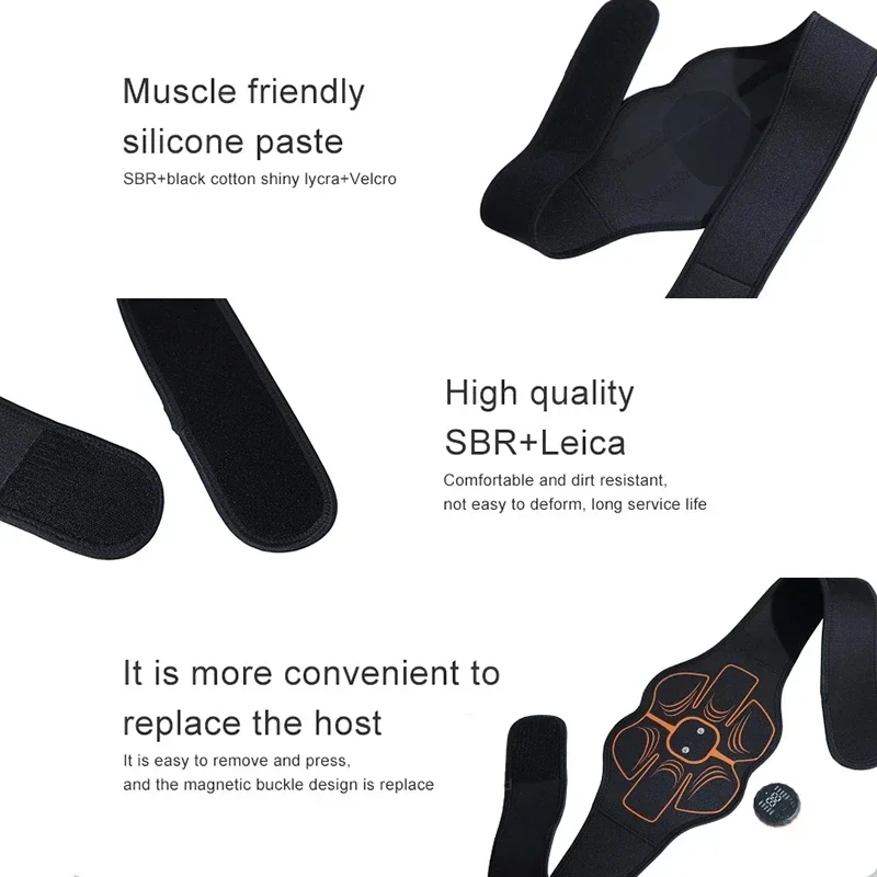 آلة تحفيز العضلات ABS محفز المحمولة حزام تنغيم البطن فقدان الوزن مدلك معدات تدريب اللياقة البدنية