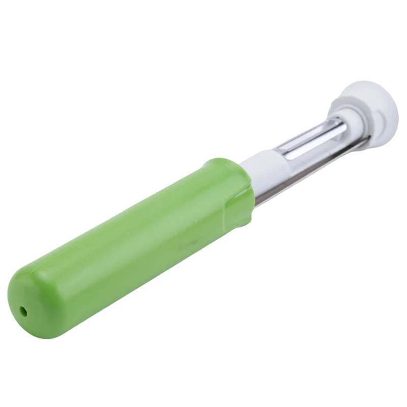 Peladora y peladora de núcleo de fruta telescópica, peladora de verduras 2 en 1 multifuncional de acero inoxidable, duradera A