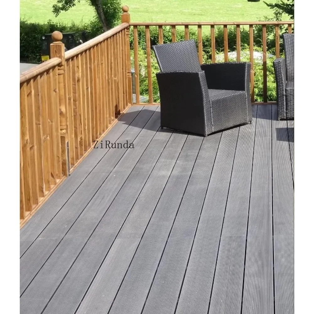 نسخة مخصصة من الخشب والبلاستيك المركب HDPE في الفناء الخلفي 22.5 مم #5