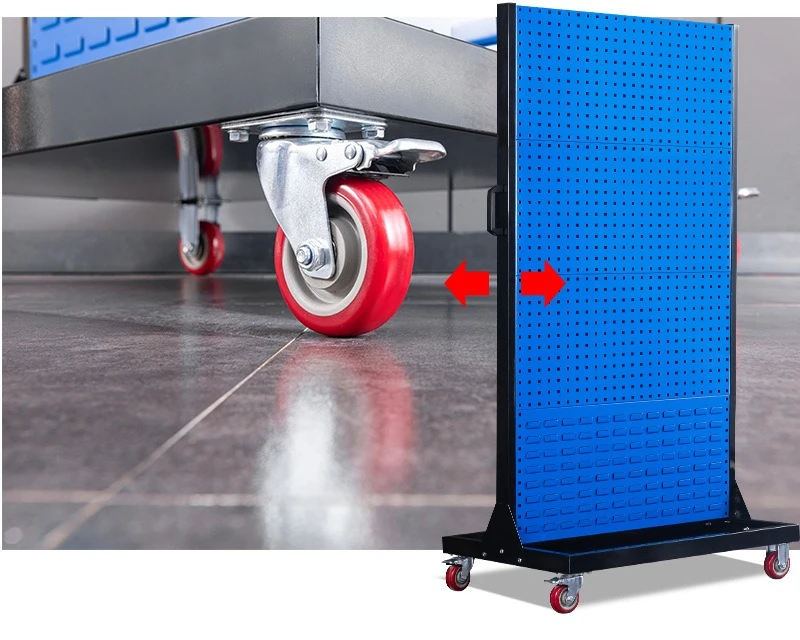 

Подвесная пластина с квадратным отверстием. Многофункциональная одно- и двусторонняя стойка для инструментов. Автомобильная мастерская. Стойка для подвижных материалов.