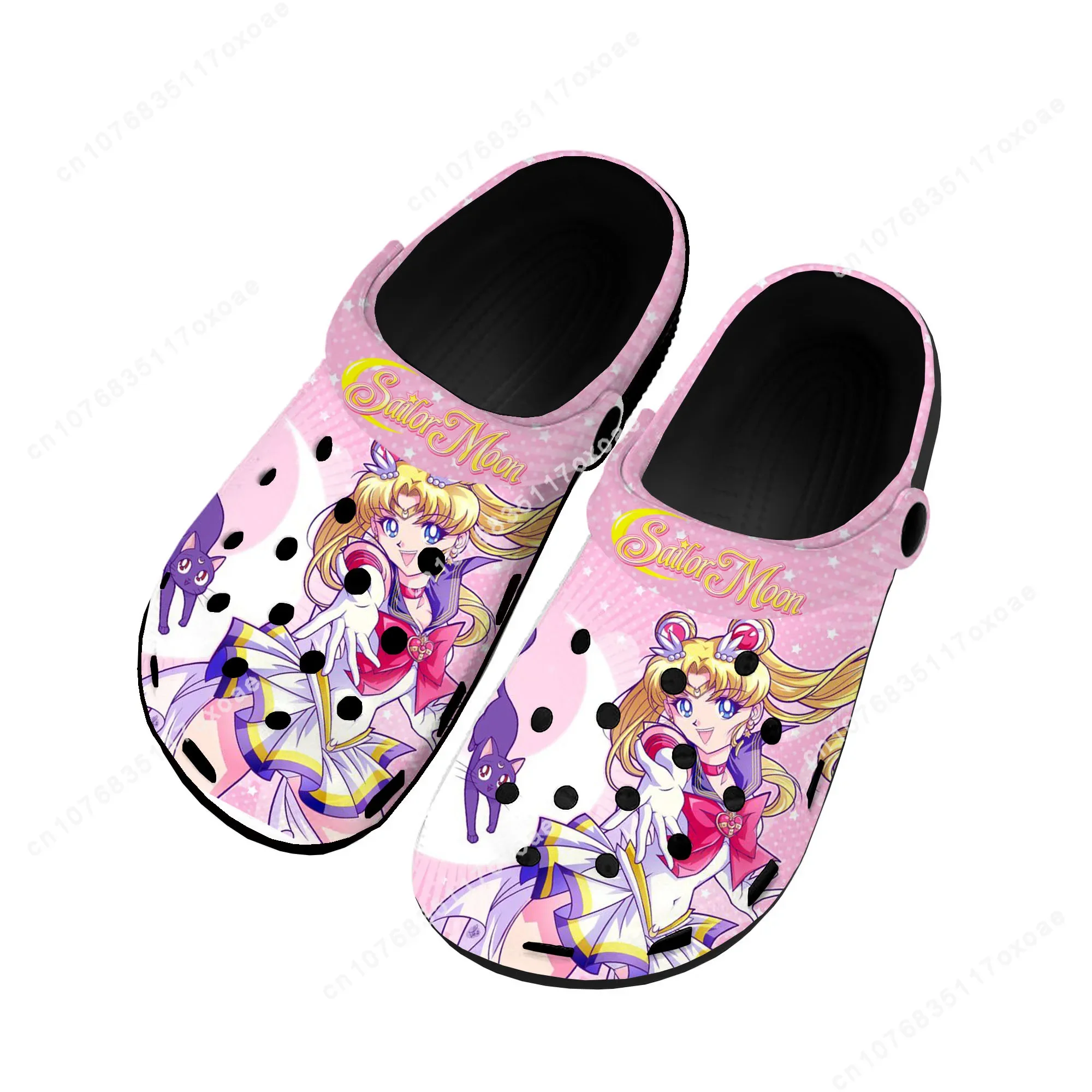 

Anime Moons Japanese Manga Cartoon Sailors Home Clogs Custom Water Shoes Men Women Teenager Shoe Garden Clog Beach Hole Slippers