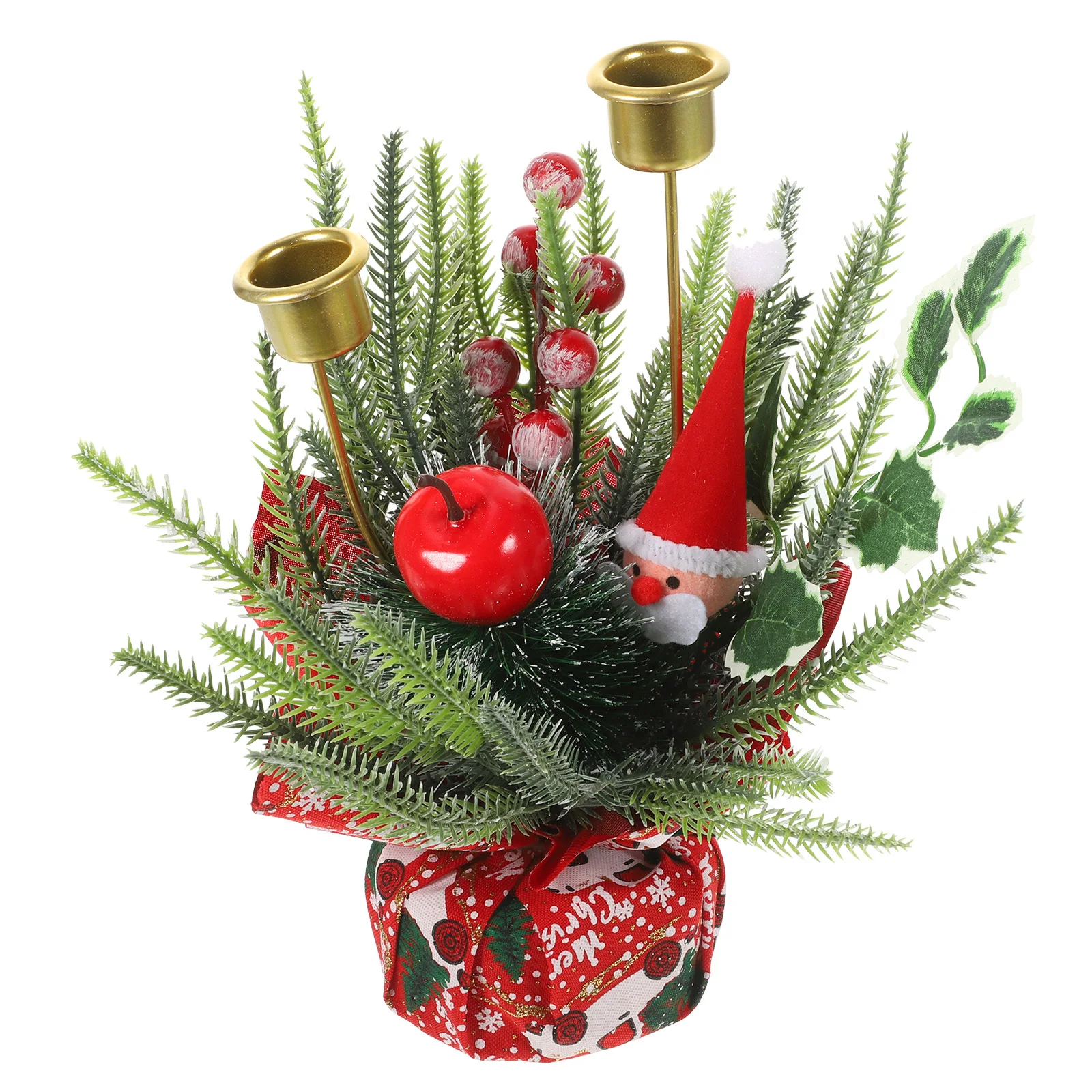 

Christmas Holder Desk Decoration Realistic Fruit Bouquet Table Centerpiece Elegant Desktop Decor Stand Holiday