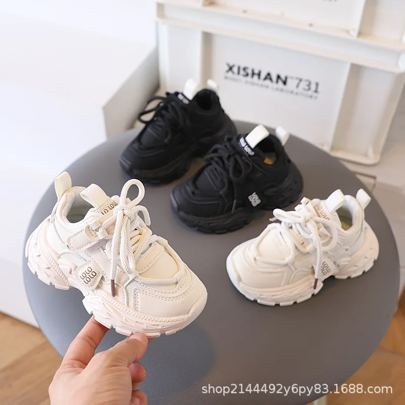 Children's Casual Shoes 2026 Autumn Breathable Non-slip Running Shoes For Boys And Girls Comfortable Outdoor Footwear