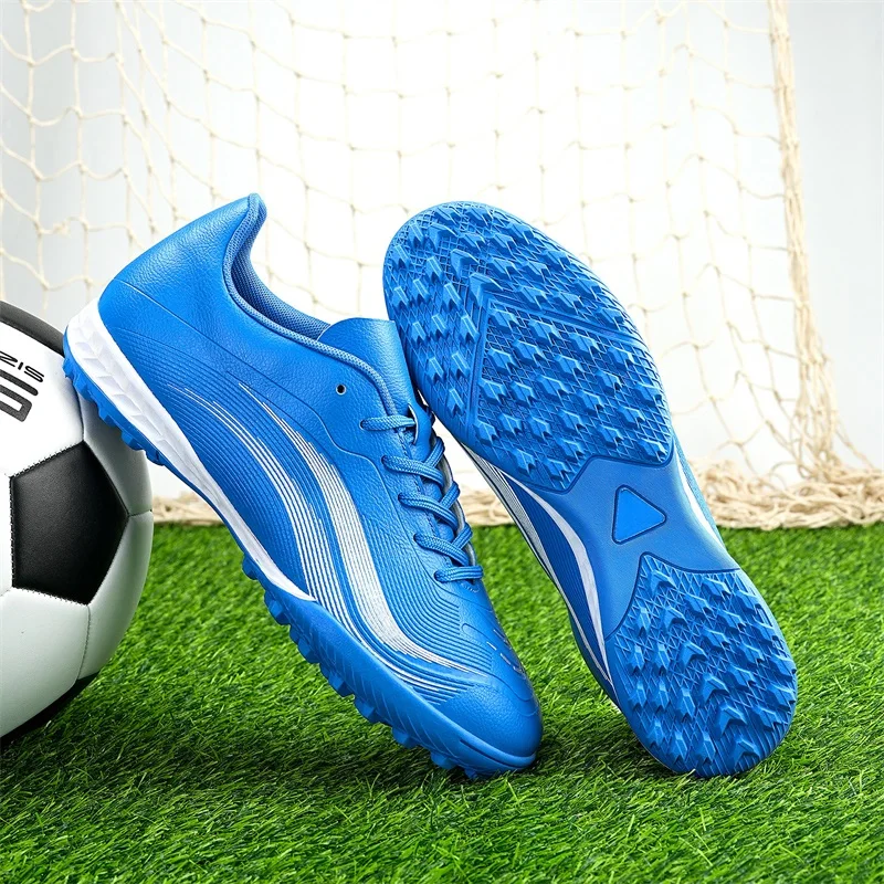 Mens Soccer Shoes Turf  Football Cleats TF Grass Ground Sneakers Futsal Sports Training Indoor Outdoor Match Anti Slip