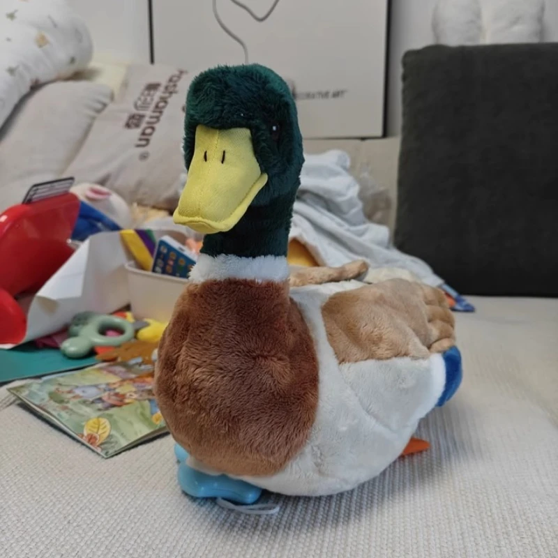 

Lovely Simulation Green Duck Soft Stuffed Plush Doll Throw Pillow Sofa Cushion Home Decoration Children Birthday Gift Toy