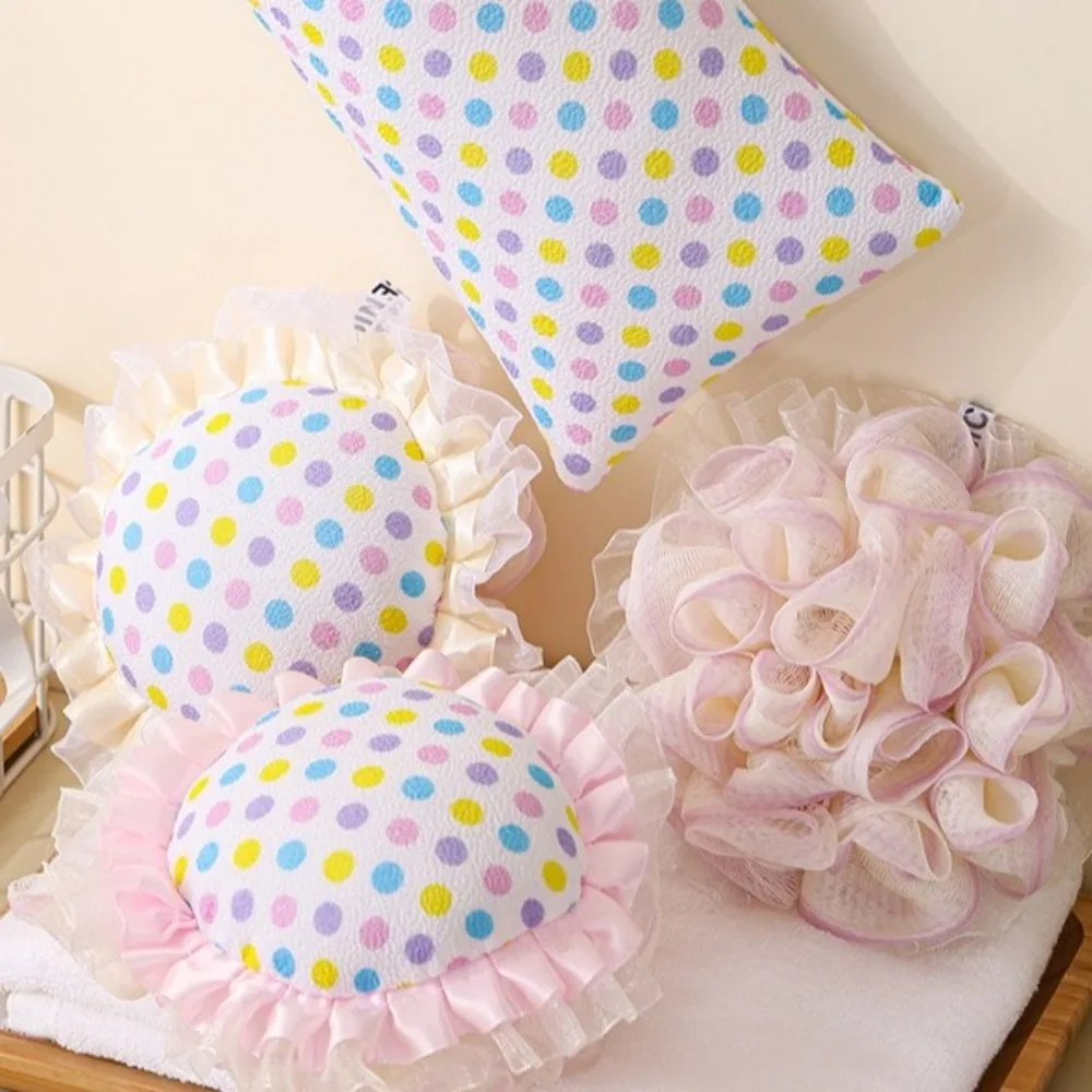 

High Quality Soft Sunflower Shower Ball Dopamine Luxury Bath Bubble Ball Extendable Hanging Foaming Bath Flower Body Clean