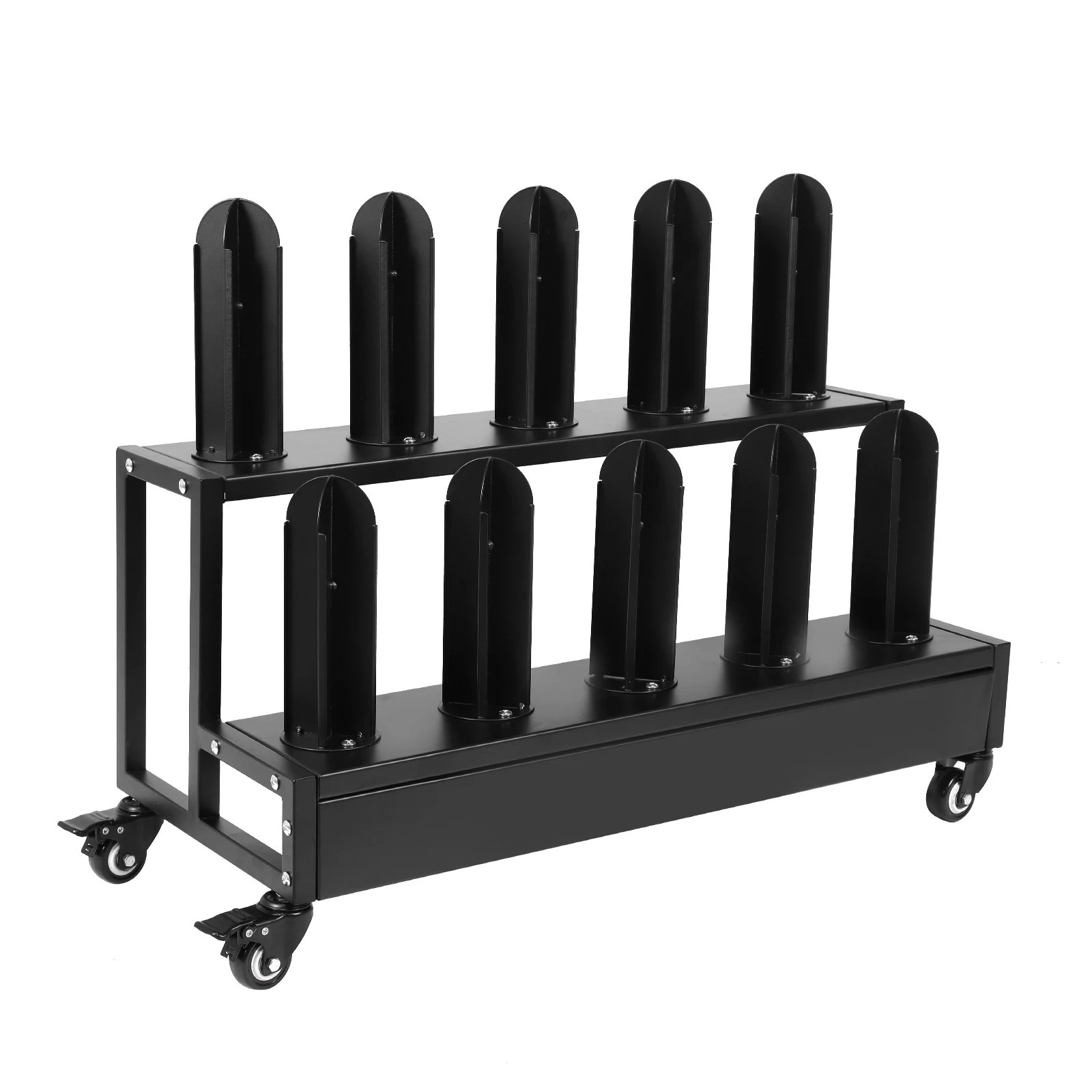 

Стеллаж для демонстрации виниловой пленки для оклейки автомобилей, 3/2-уровневый, на колесах, сверхпрочный металлический стенд для штор/обоев/скатертей