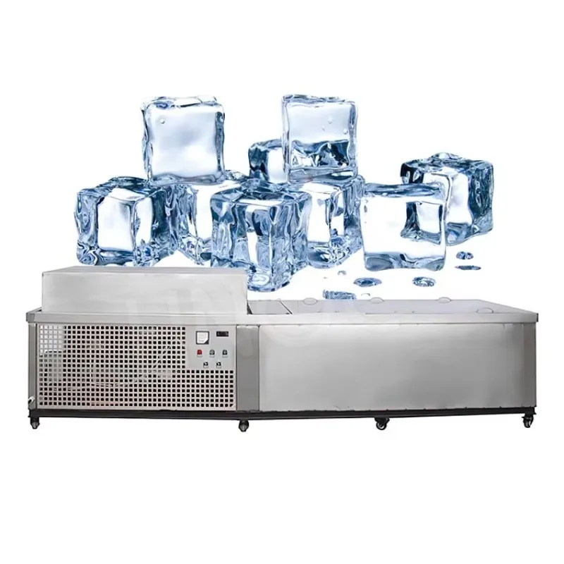 Large Scale Commercial Durable Transparent Clear Ice Cube Machine 2 Ton 5 Ton Customized