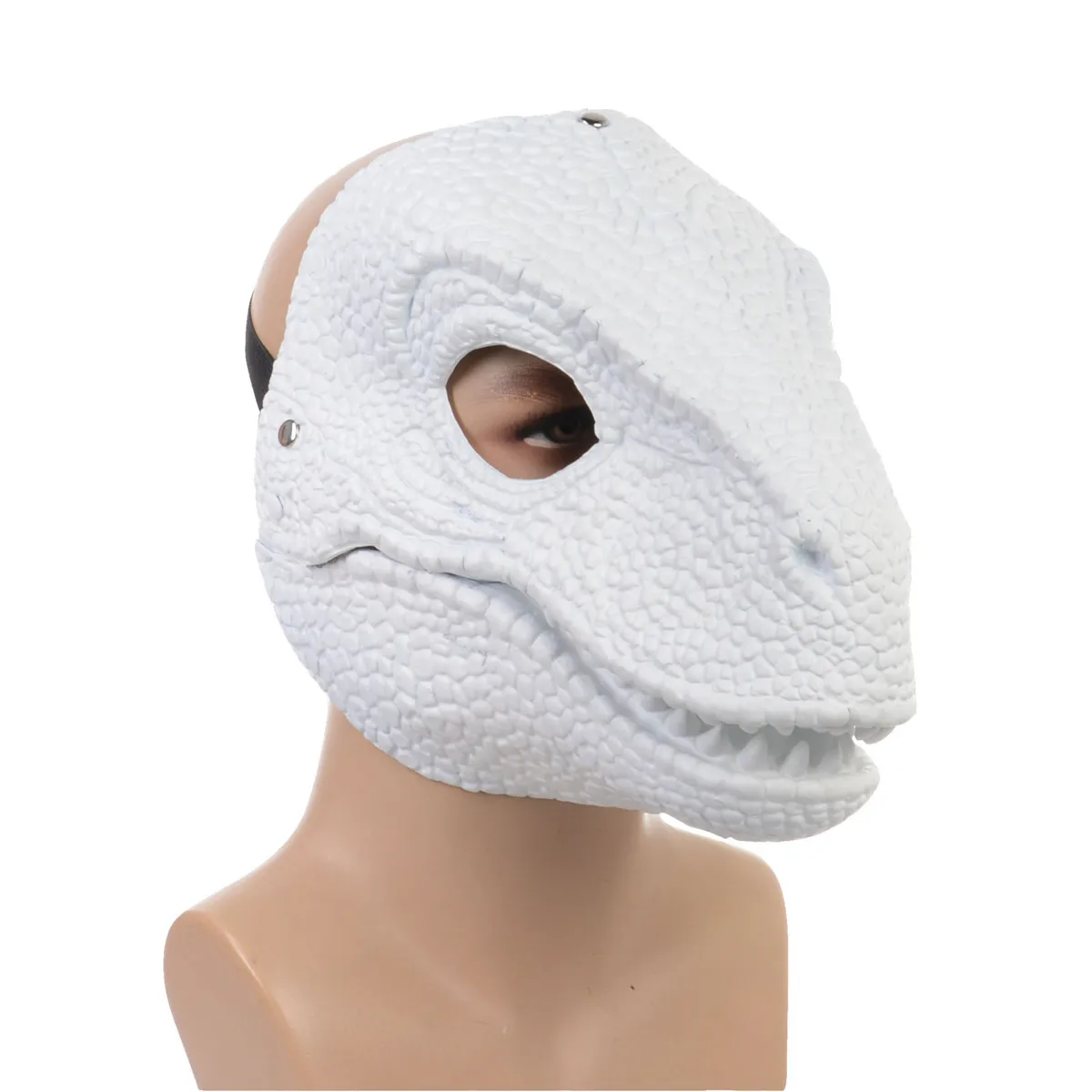 1 Stück abnehmbare Mundmaske, Halloween, Weihnachten, Tier-Dinosaurier-Maske, Kopfbedeckung, Party-Verkleidungszubehör – Detail 1