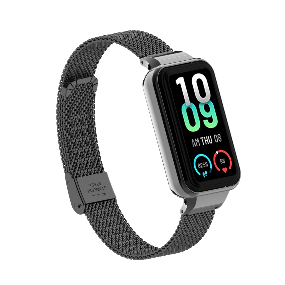 Metal Watch Band For Huami Amazfit, Band 7, metal stainless steel, metal protective case For Huami Amazfit Band 7 replace strap