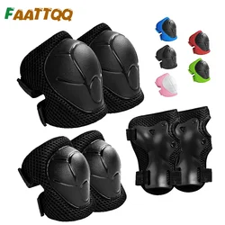 Kids Protective Gear Set for Kids 3-14 Years Toddler Knee and Elbow Pads with Wrist Guards 3in1 for Skating Cycling Bike Scooter