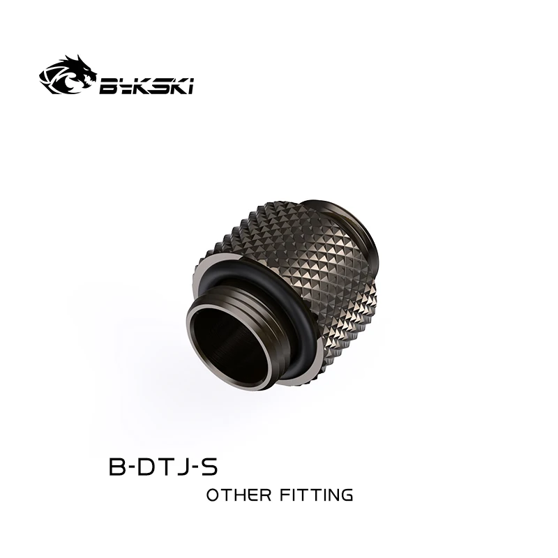 BYKSKI G1/4\'\' to G1/4\'\' Dual External Thread Connection Male to Male adapter thread 4.5MM connector for water cooling