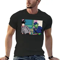 DBZ + Friday Essential T-Shirt oversized t shirts graphic mens plain anime clothes new in tops & tees heavyweight Male Cartoon