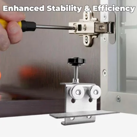 Stainless Steel Cabinet Door Installation Tool Portable Kitchen Frame Fixture Mounting Jig Bracket for Easy Fixation in Househol
