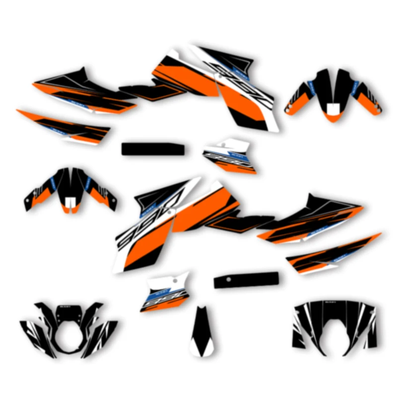 

SPACE Custom Motorcycle Graphics For KTM 2005-2016 SUPER DUKE 990 2007-2013 DUKE 990R Decal Stickers Kits 001