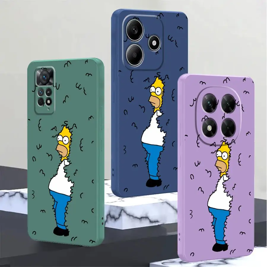 Чехол для телефона S-Simpsons Cool Bart для Xiaomi Redmi Note 15 Pro Plus 9S 8 12S 11 11S 9 12 14 10 Lite Note 14 13