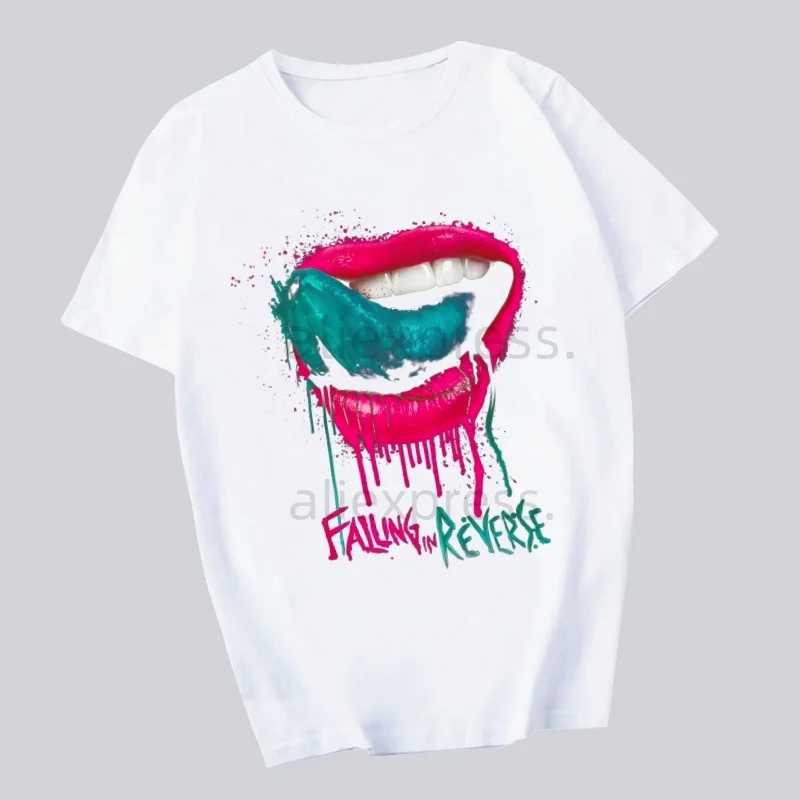 

falling in reversve Harajuku Men's tshirt Printed Unisex Short Sleeve T shirt Cool Cartoon Casual T-shirt Male Streetwear Tops