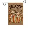 Welcome Fall Garden Flag Double Sided Outside | Double Sided, Weather & Fade Resistant, Yard Outdoor Decoration, Feature jjp