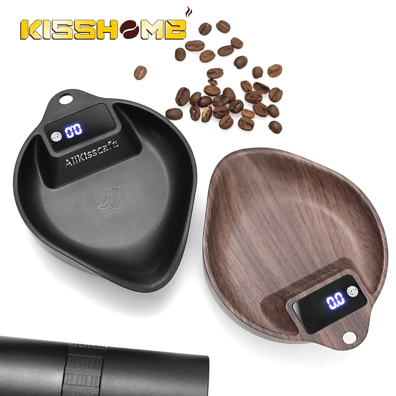 AliKisscafe Kaffeewaage Digitale Bohnenmesswaage ABS Espresso Waage Sprühflasche 0,1g Küche Barista Zubehör