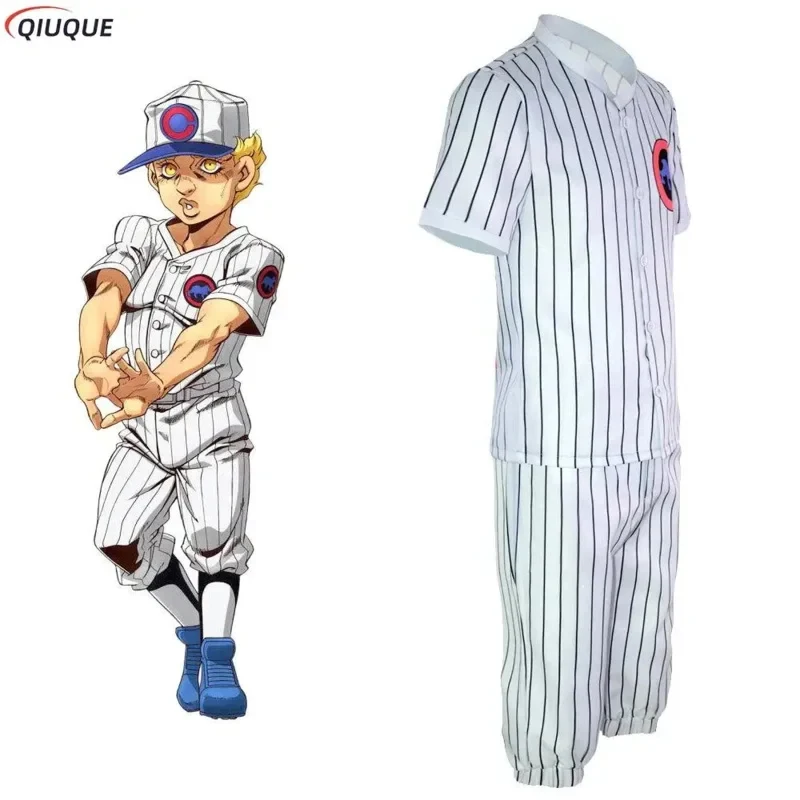 

CyMvcos Stone Ocean Emporio Alnino Cosplay Costume Unisex Outfits Halloween Carnival Suit Mv956