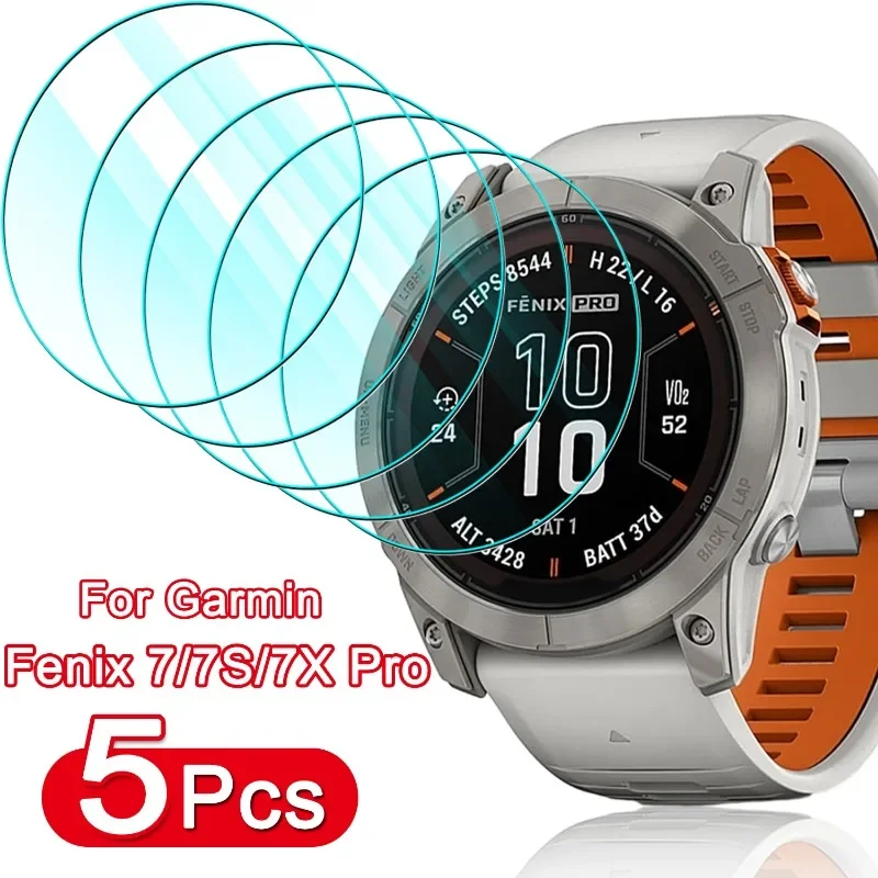 Tempered Glass for Garmin Fenix 7 Pro/7S Pro/7X Pto Screen Protectors Anti-scratch Glass Film for Garmin Smartwatch Accessories