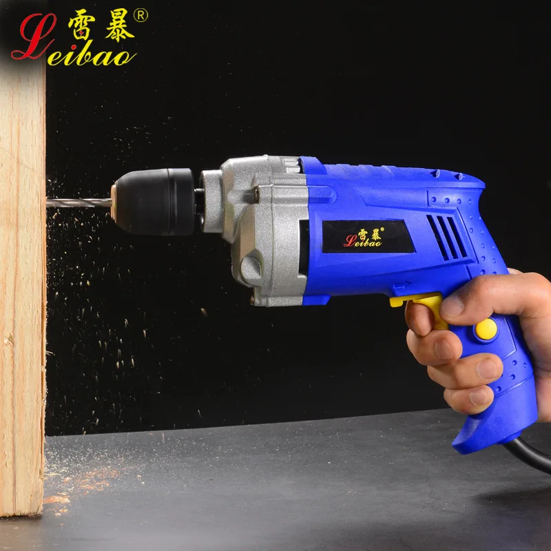 Powerful Electric Drill Aluminum Head Multi-Function Pistol Full Copper Motor Variable Speed Tool