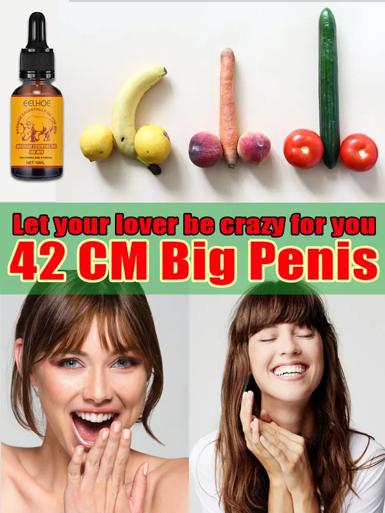 Men's Big Dick Thickening Growth Pure Natural Massage Sex Essential Oil Sexy Orgasm Delay Male Cock Erection Enhance Products