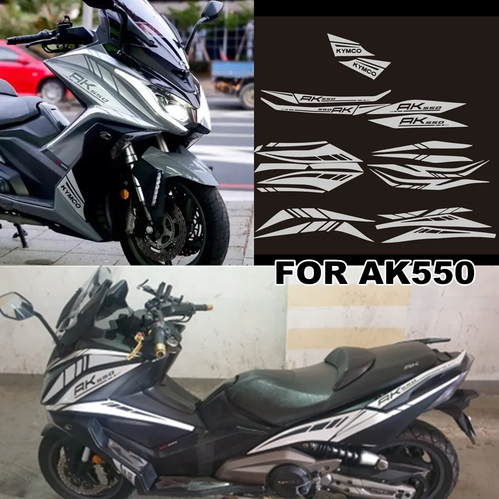 For KYMCO AK550 AK 550 ak550 Motorbike full decal decals decals body glitter decals