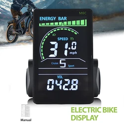 M6C Bicycle Computer Digital Lcd Cycling Computer Speedometer With Backlight Ciclocomputador Para BicicletaEbike Speed Odometer