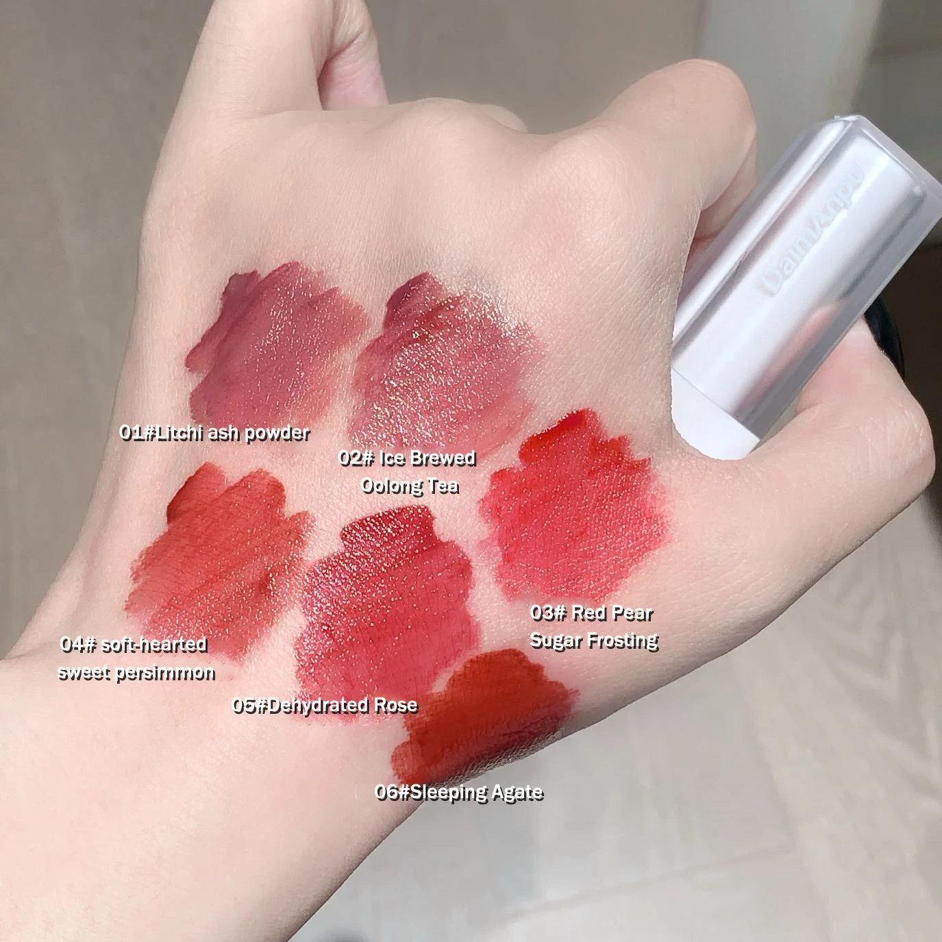 Glossy Lip Stain - Sheer Mirror Finish, Non-Sticky, Nude Pink for Daily Wear, Kiss-Proof & Long-Lasting (Korean Pure Desire Styl