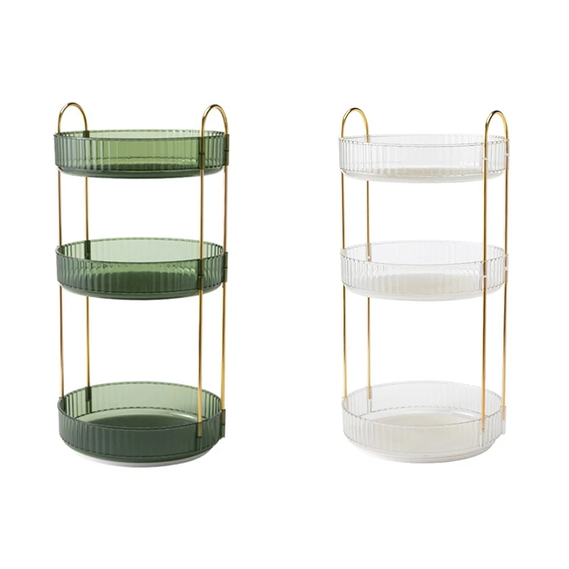 ABJY-3-stufiger drehbarer Make-up-Organizer mit hoher Kapazität, 360° °   Rotation Make Up Organizer Box Kosmetik Organizer