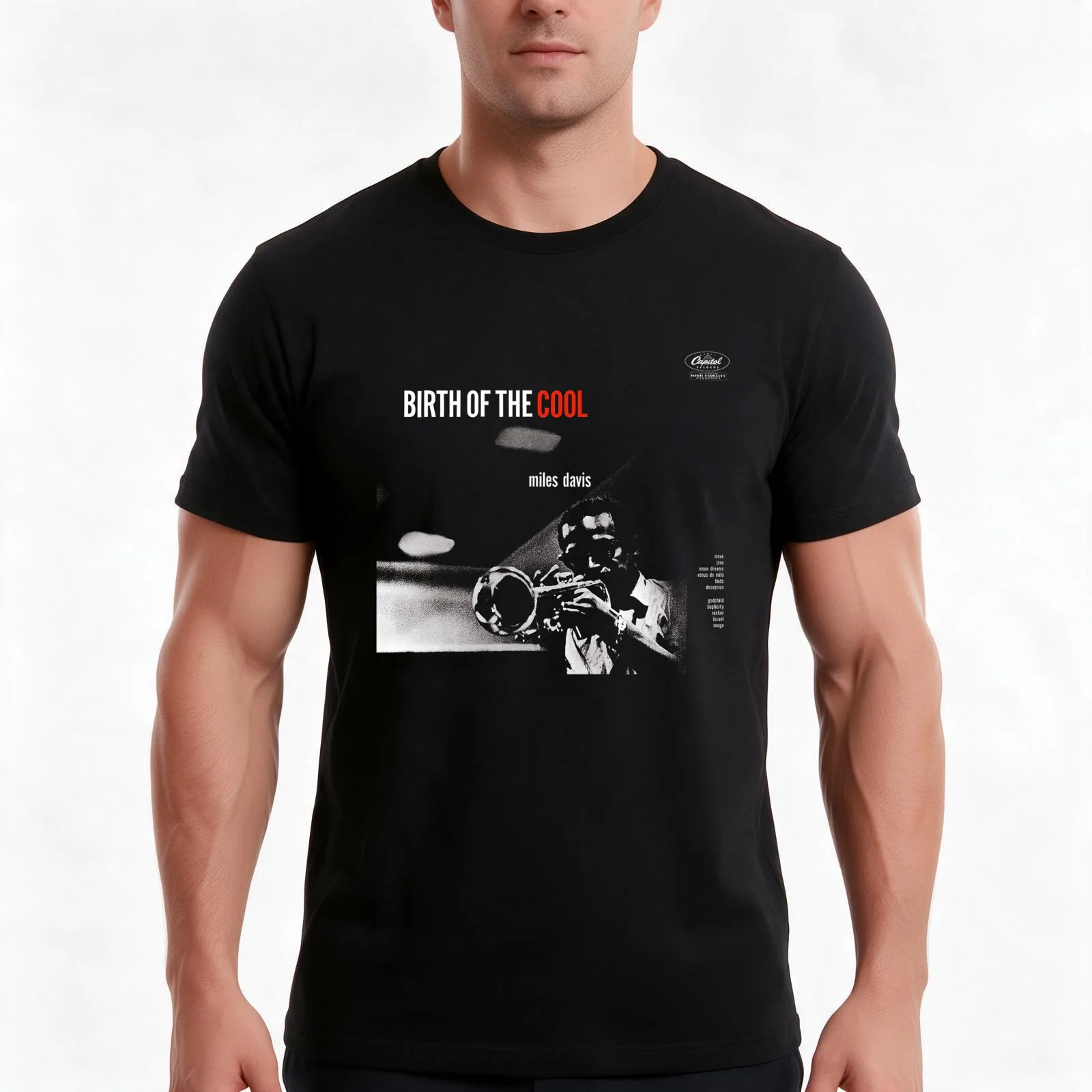 The Complete Birth Of The Cool - Miles Davis T-Shirt Summer Casual Cotton Tee Oversized Streetwear Tops Vintage Graphic Print