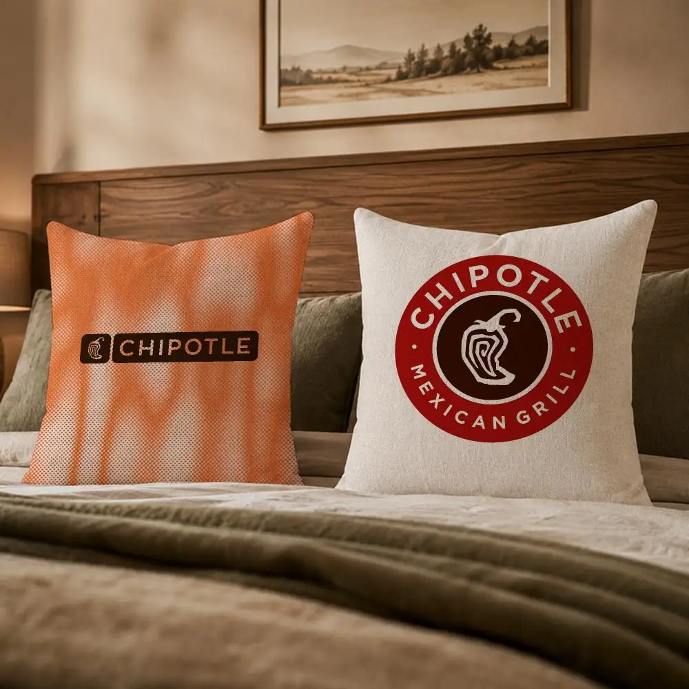 Fast Food C-ChipotleS Cushion Cover Ultra Soft Throw Pillow Cover Skin Friendly for Sofa Bed Home Decor Gift