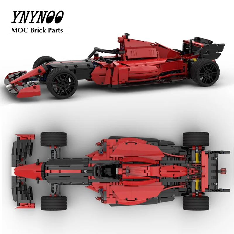 2024 NEW Technical Classic Formula F1 Racing Car MOC-42141 Buiding Blocks Model Kit DIY Bricks Toys For Boys Giftd Decoration