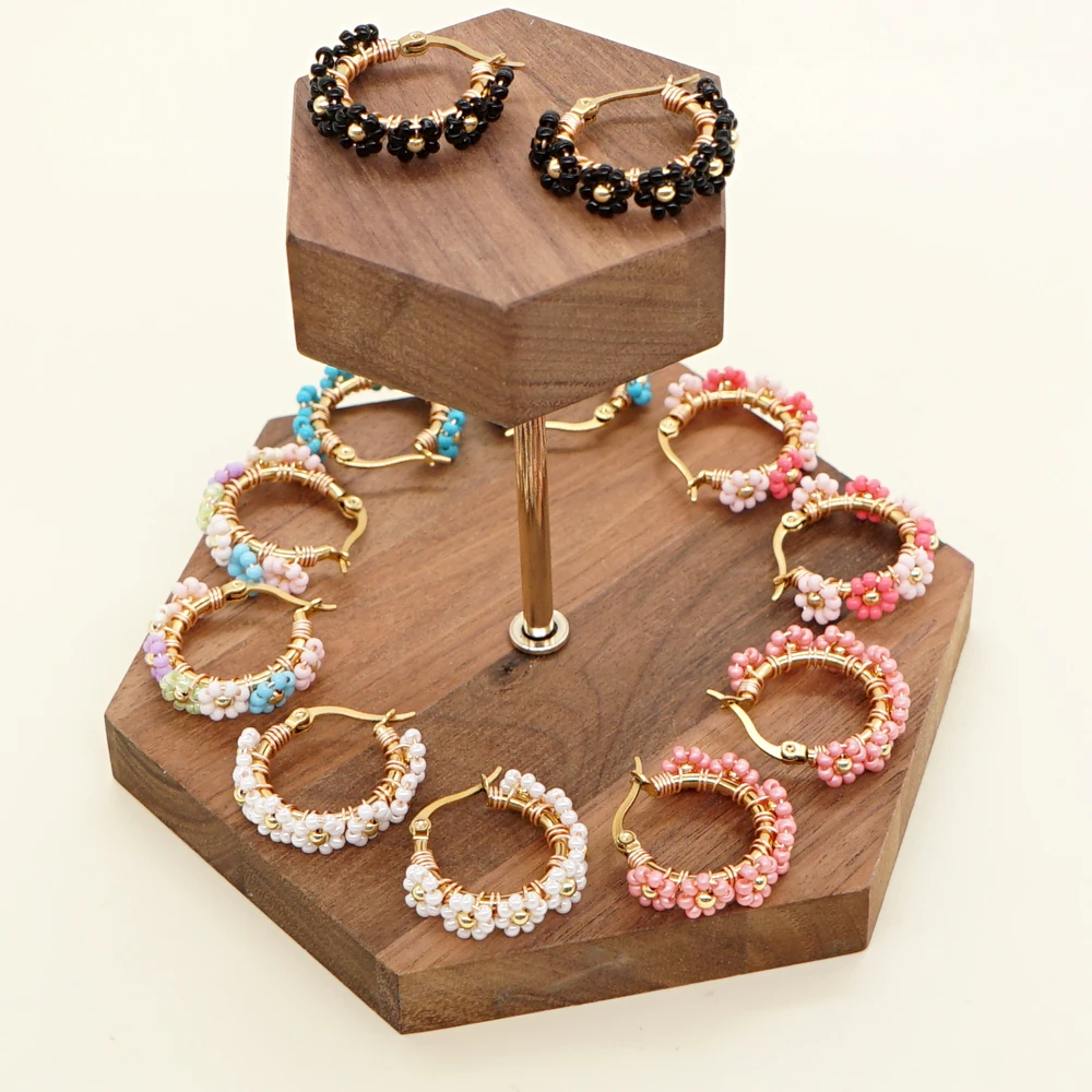 Boho Miyuki Flower … - image