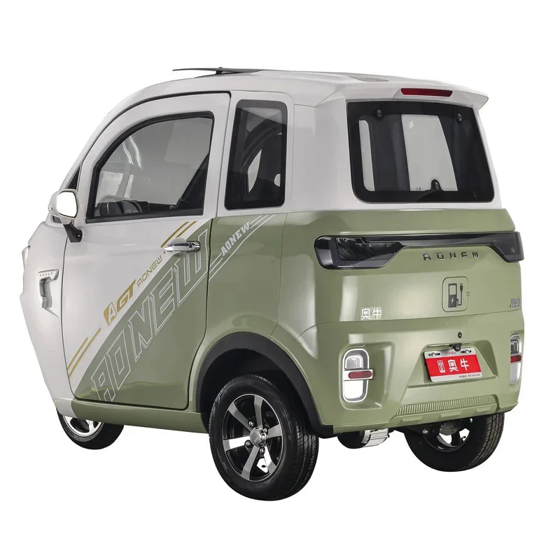 Wholesale Aonew three wheel intellengent charger closed body passenger electric tricycle
