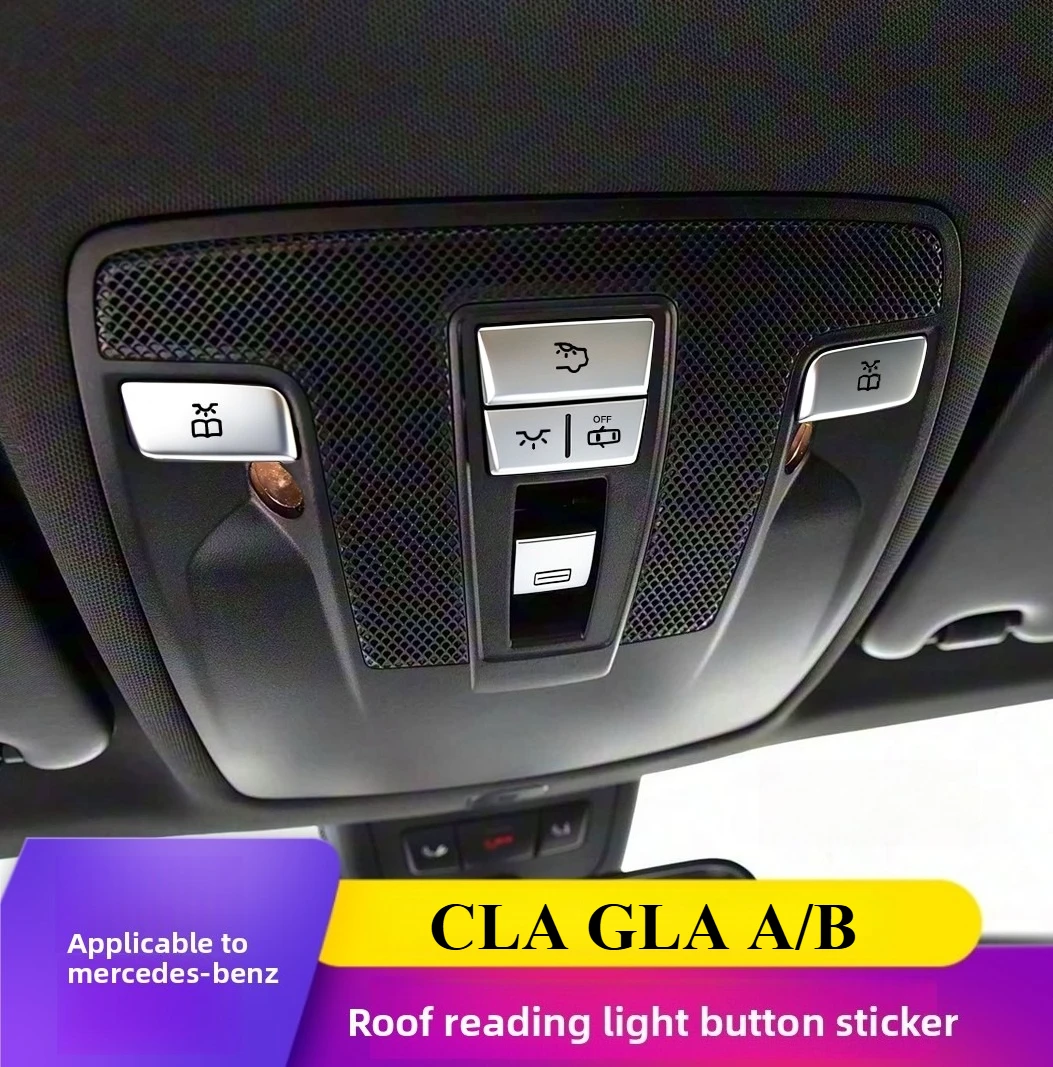 

Для Mercedes-Benz GLA CLA A-class B-class X156 C117 W176 W246 модифицированная внутренняя лампа для чтения на крыше, кнопка, патч-полоска