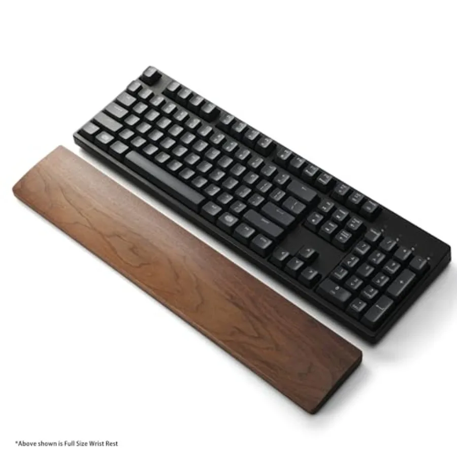 Wooden Wrist Rest, 17.3-inch Length and 20mm Thickness for Full-Sized Keyboard, Palm Rest, Ergonomic Design for Mechanical Gami view 3