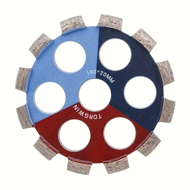 100mm Diamond Saw Blade U-Shaped Turbo Rim, Reinforced Center for Angle Grinder, Cutting Porcelain Tile, Ceramic, Marble, Granit