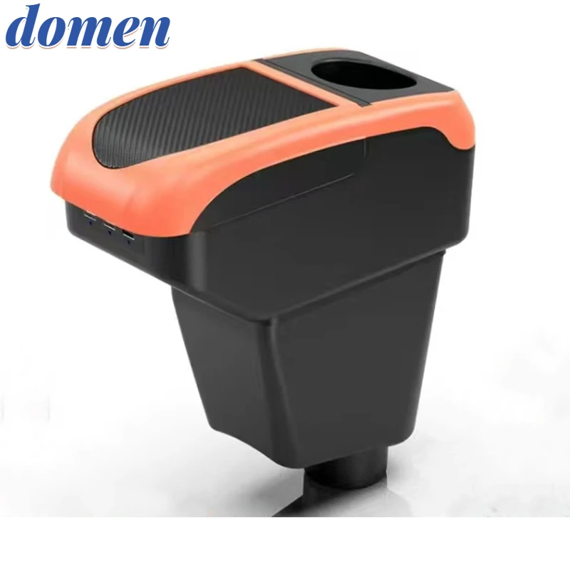 

For Renault Clio 3 car Armrest Renault Captur Clio III Storage box Armrest box cup holder ashtray USB Car accessories